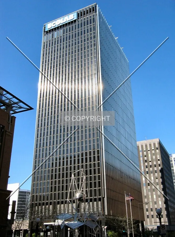 View to the east from West 5th Street