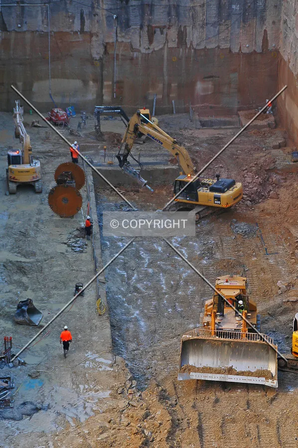 Excavation in progress