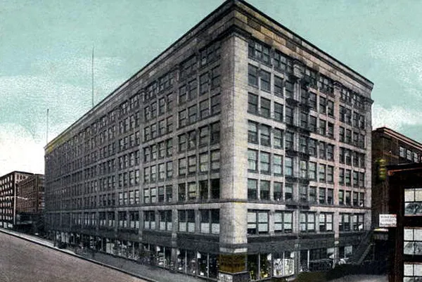 Vintage view from the southwest
