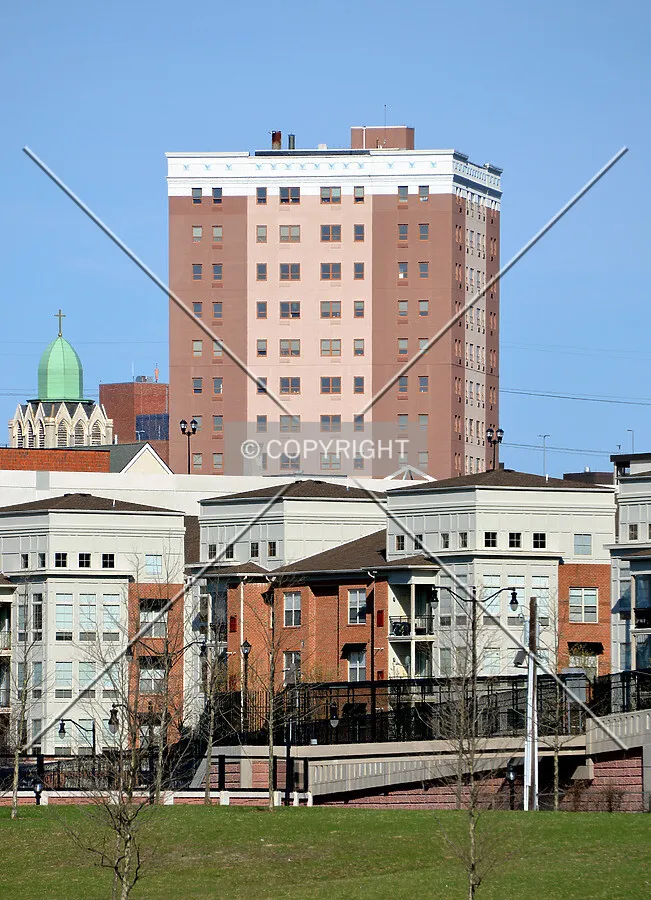 View from the southeast