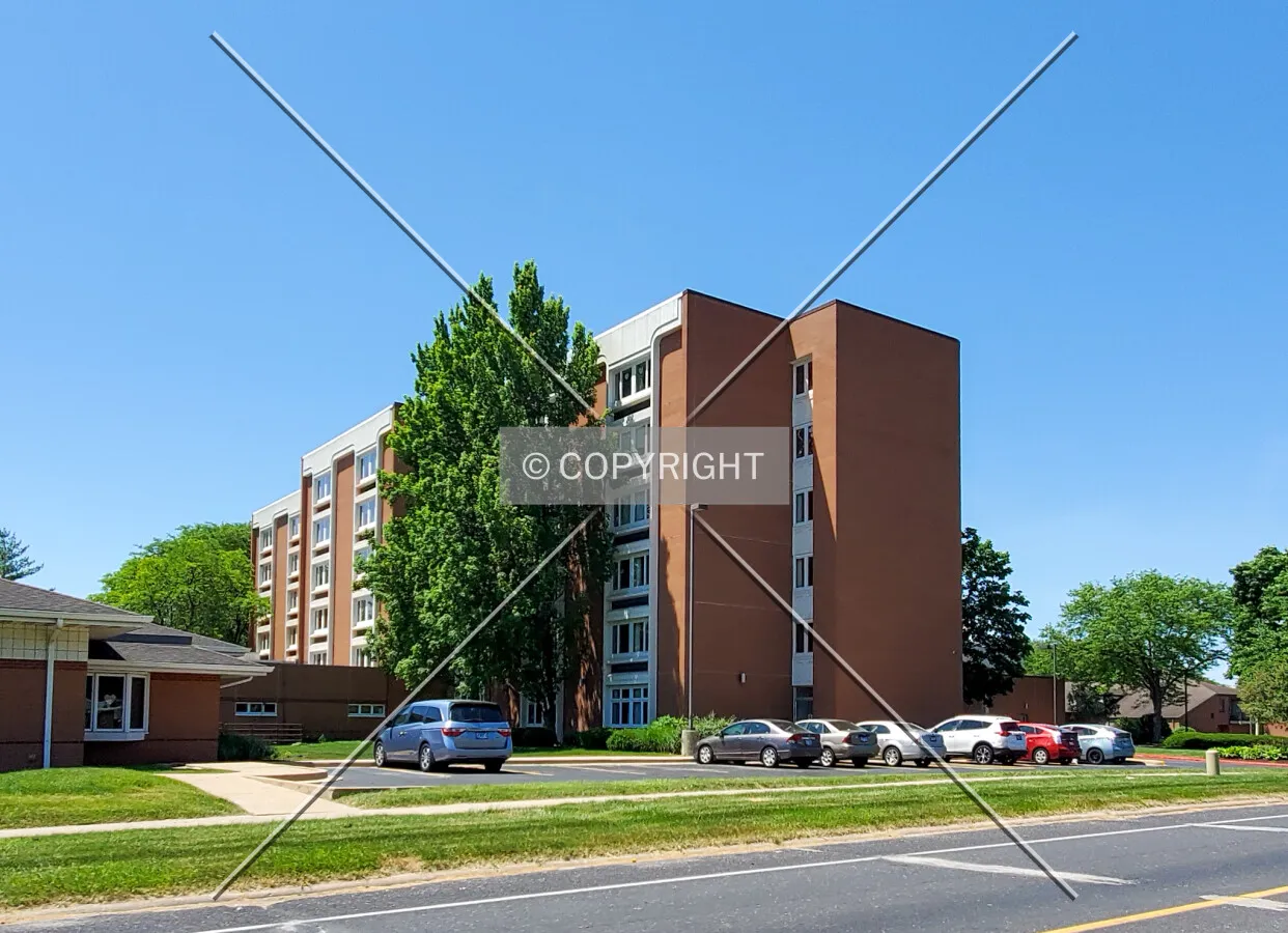 Northeast view; June 6, 2020