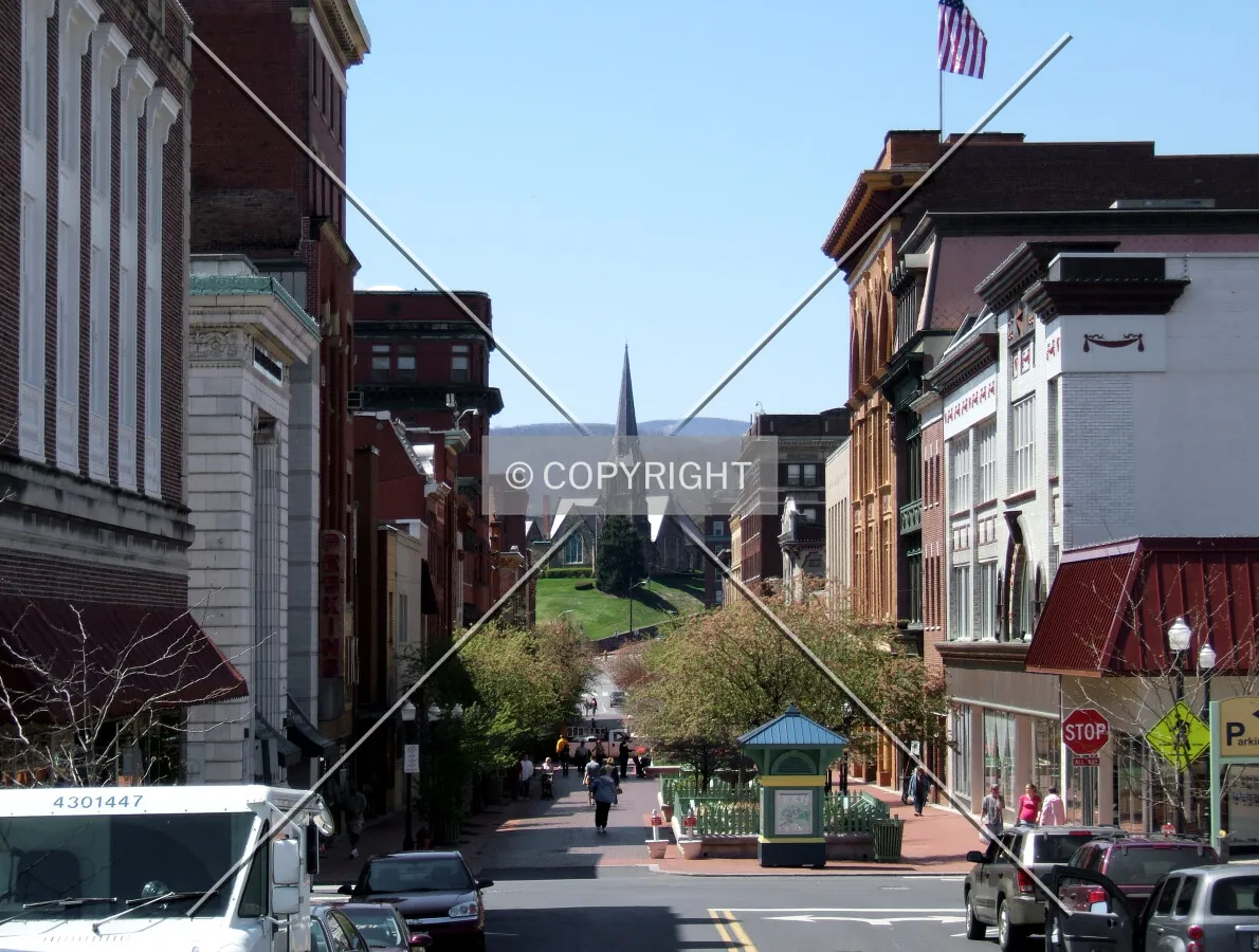 View from the northeast