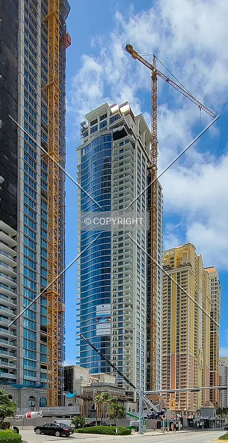 From the northwest during construction; June 2, 2021