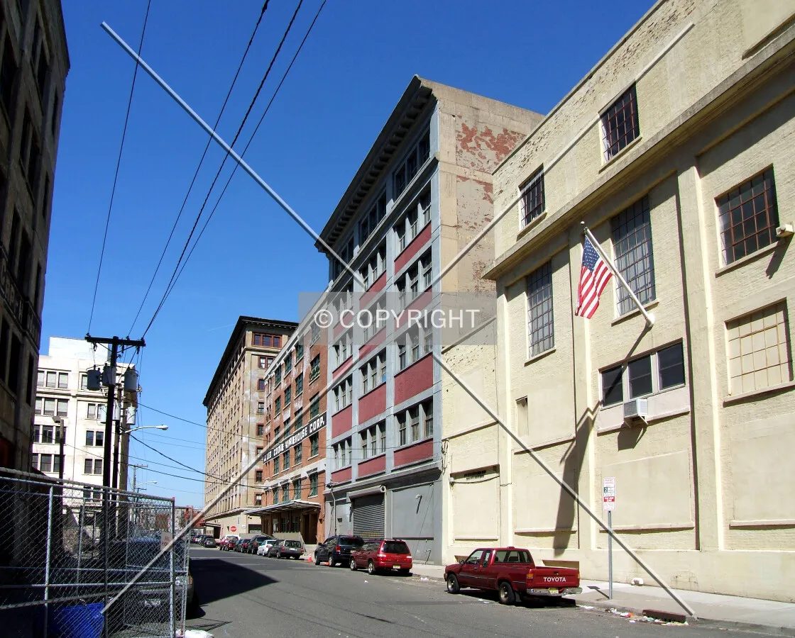 View from the southeast along Bay Street