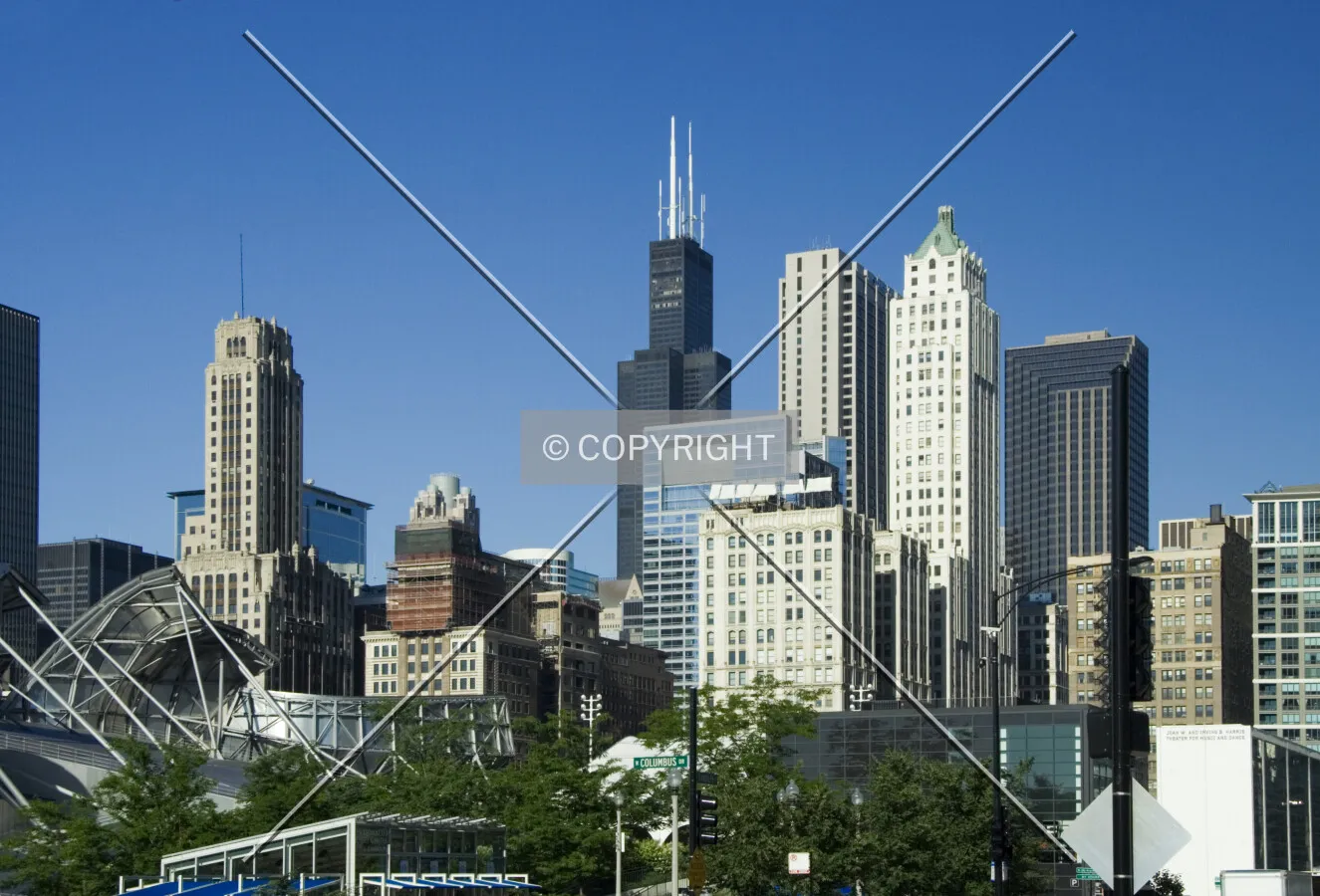 View accross Millenium Park