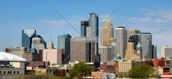 Elevated skyline view to the west