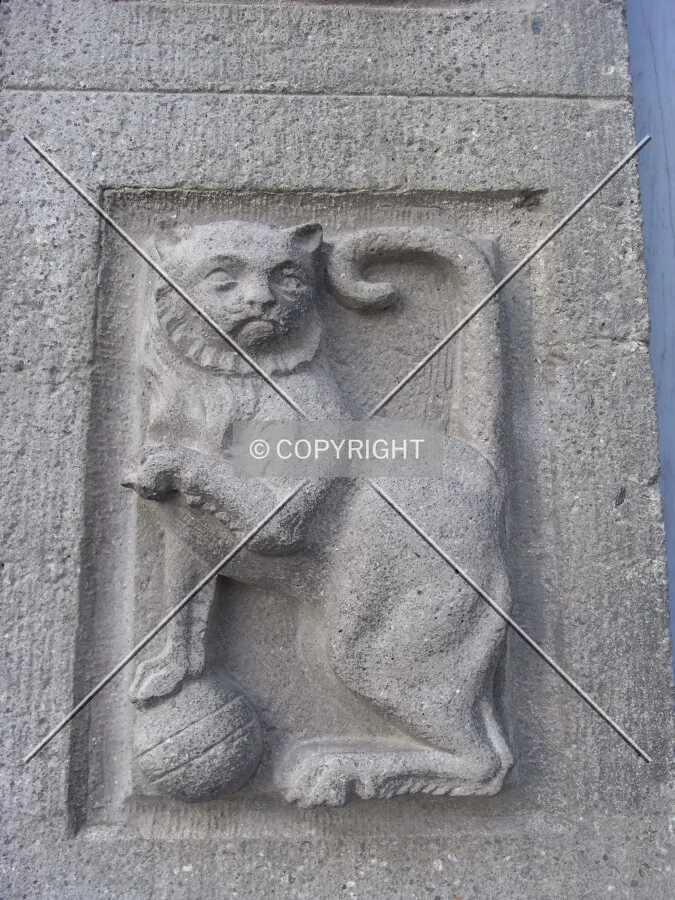 Facade detail of Speck's Hof