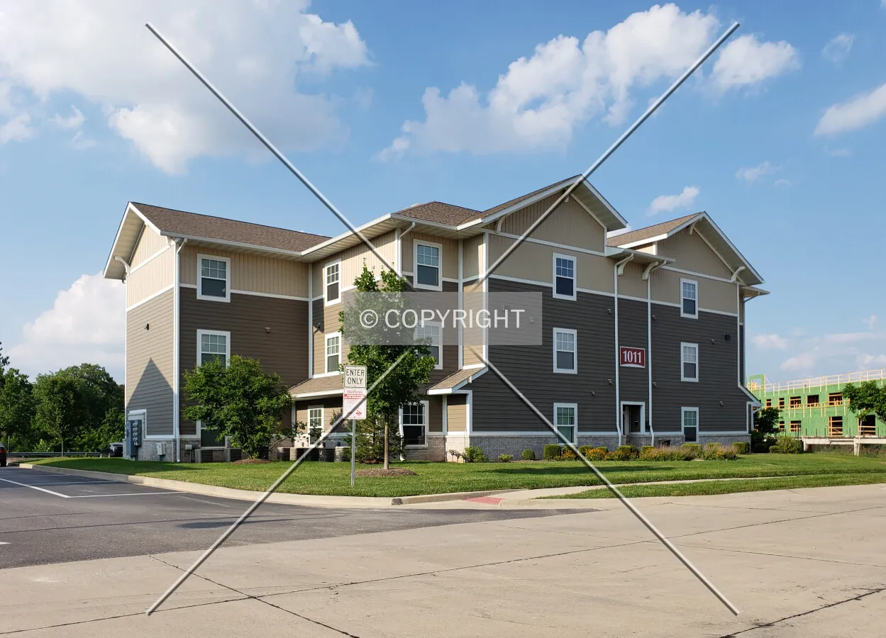 View from the west; July 8, 2019