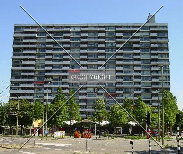 View from Martinus Nijhofflaan