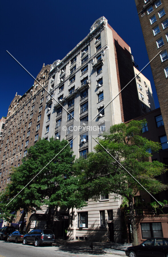 Viewed from the southeast along West 81st Street