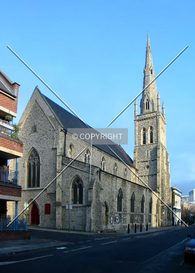 View looking east along Cable Street