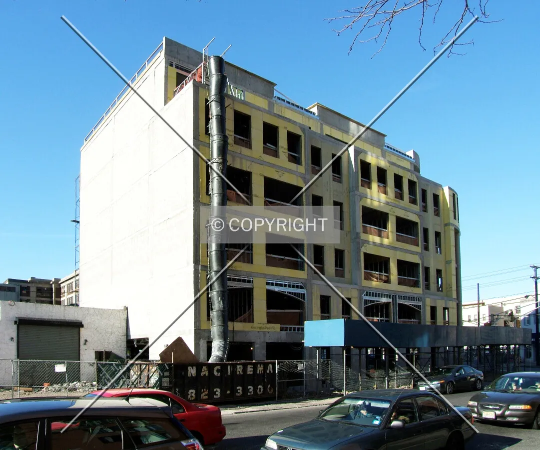 View from the southeast across Monroe Street