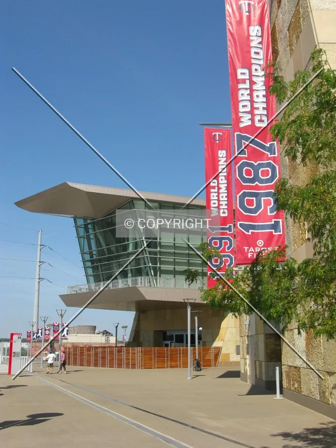View toward Gate 14 along 7th Street North
