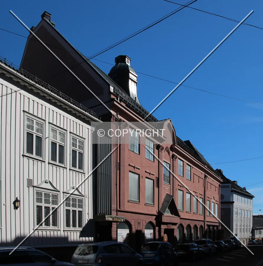 View of the facade towards Møllegaten