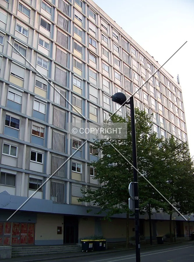 North face view from the street