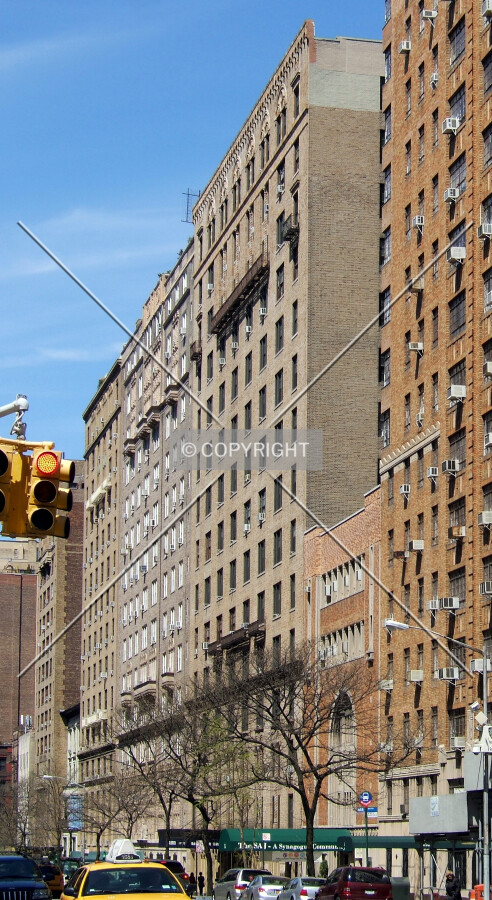 View from the southeast along 86th Street