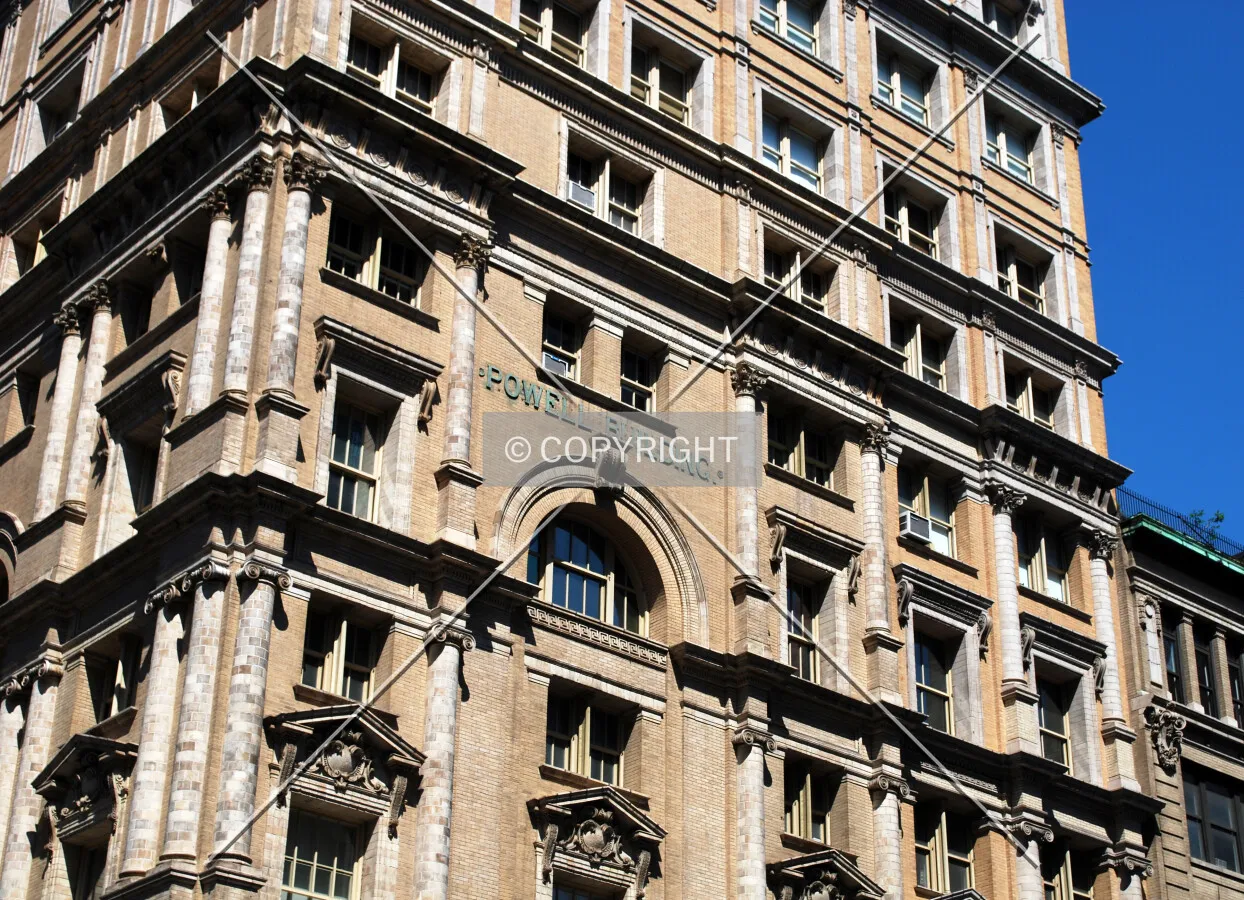 View of the facade