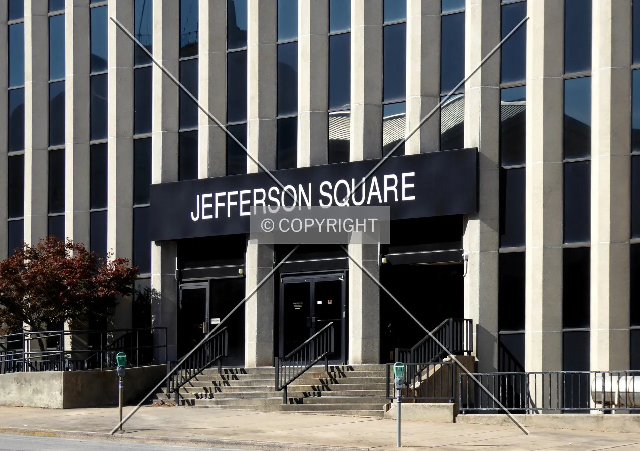 Main entrance and signage