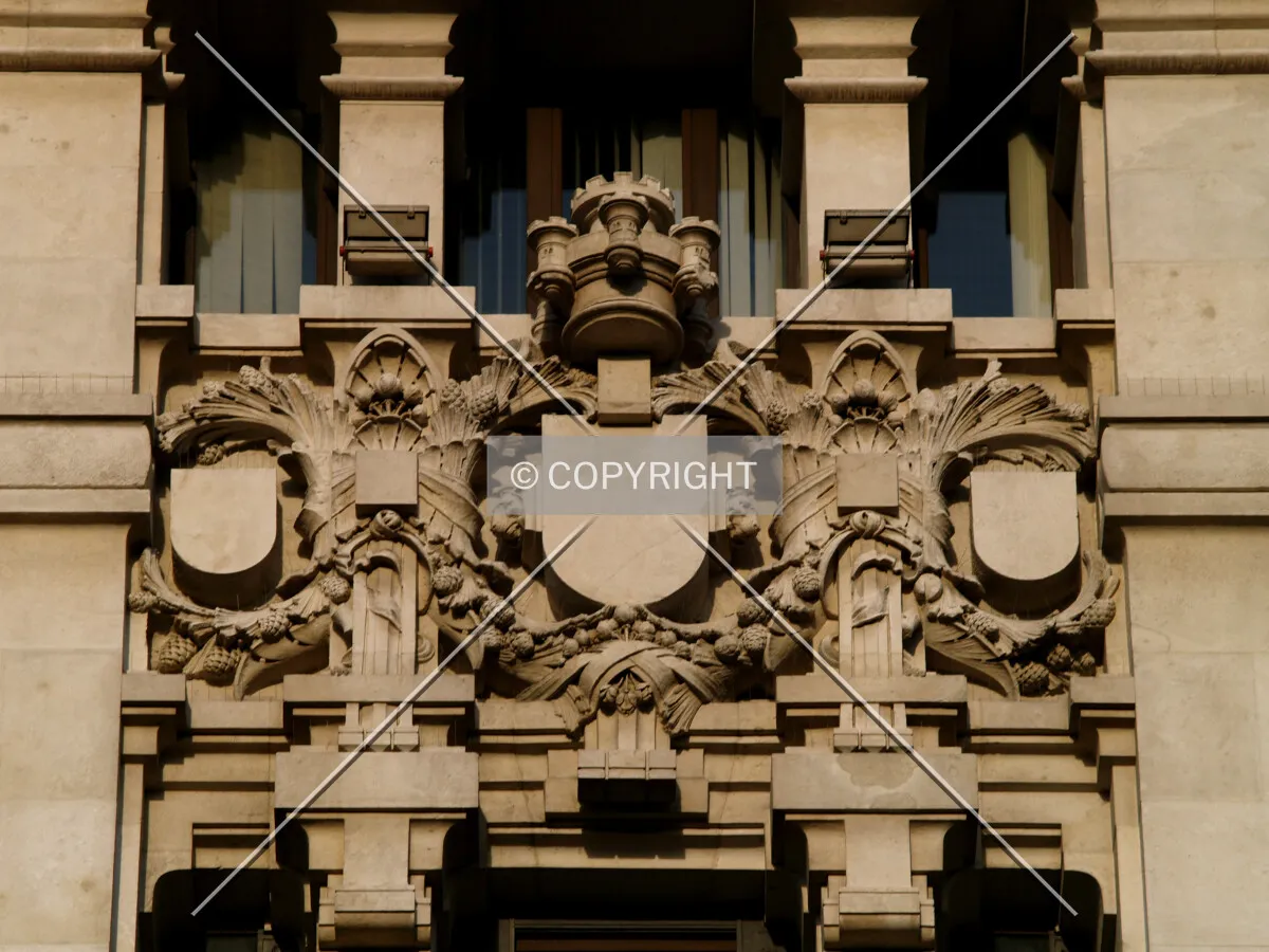 Decoration in the western facade