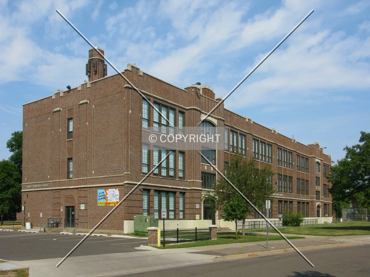 View to the northwest from Grand Avenue