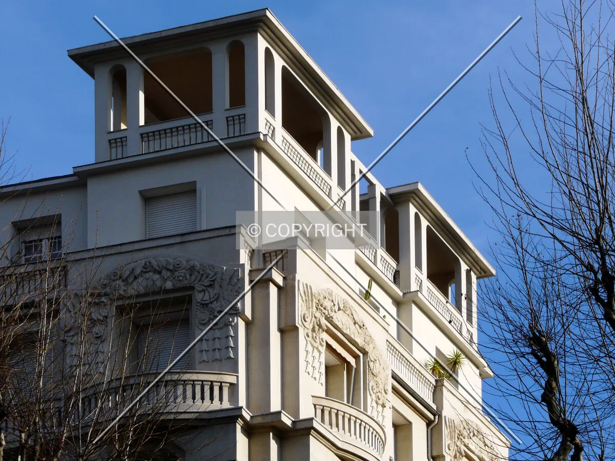 Towers on top viewed from the north