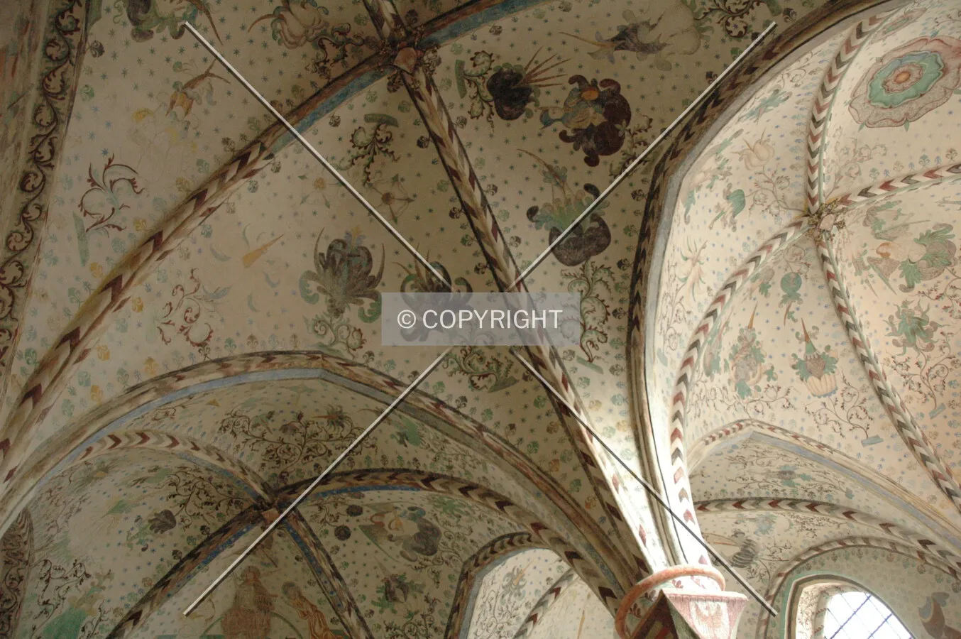 Decorated ceiling