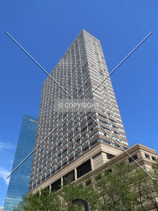 Looking up from Huntington Avenue