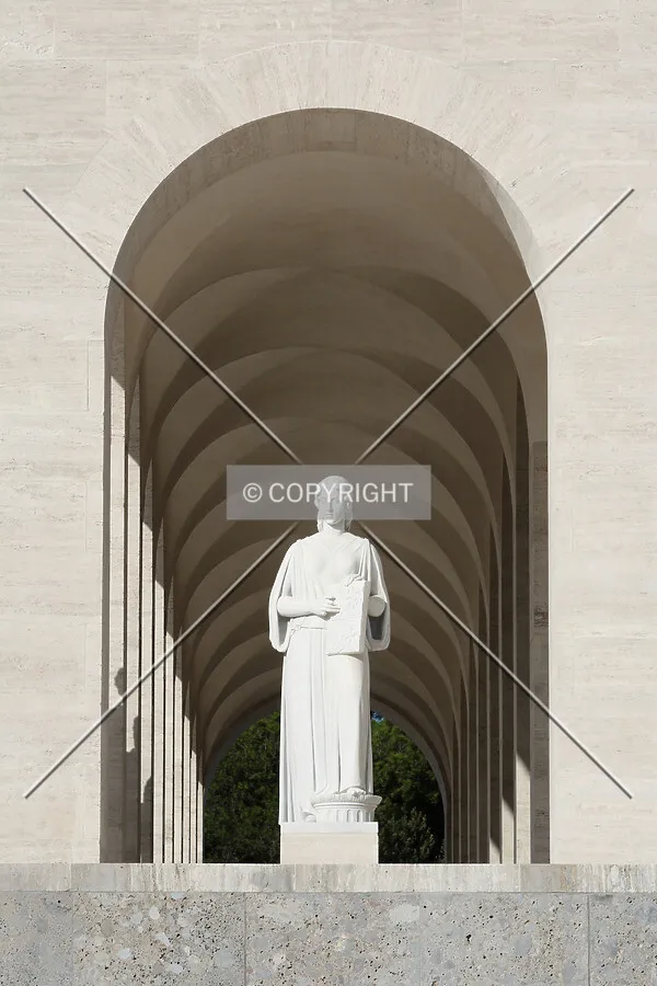 Statue at the base