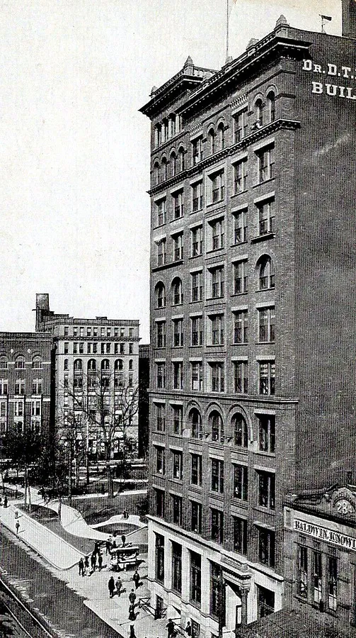 Vintage view from the southwest