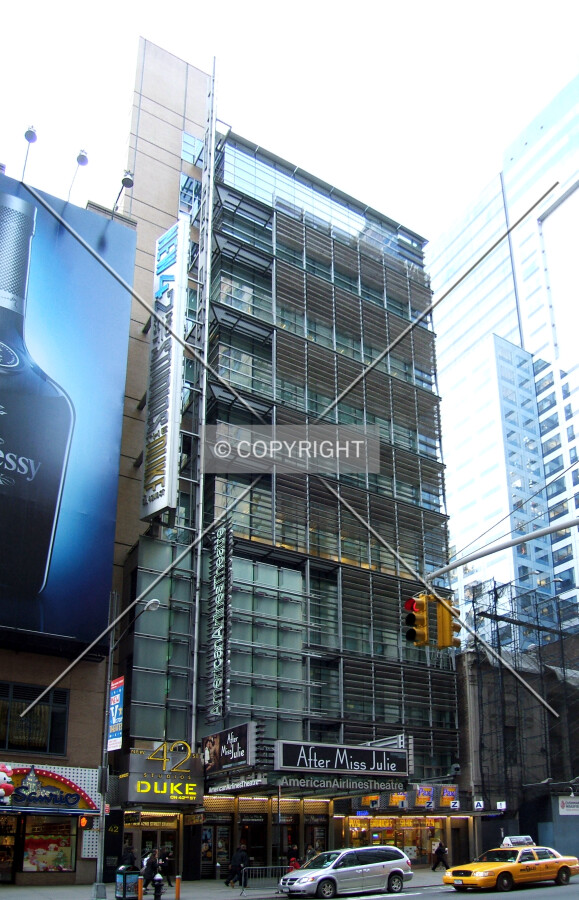 View from the southwest on 42nd Street