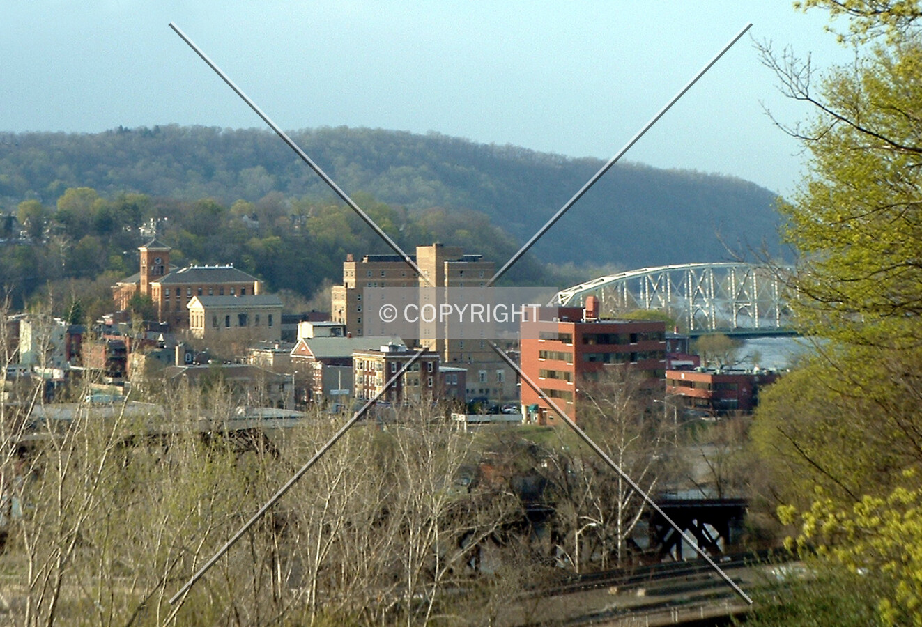 Vintage view from the southwest prior to renovation
