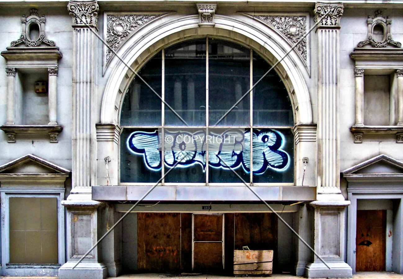 Detail of east entrance; October 9, 2004