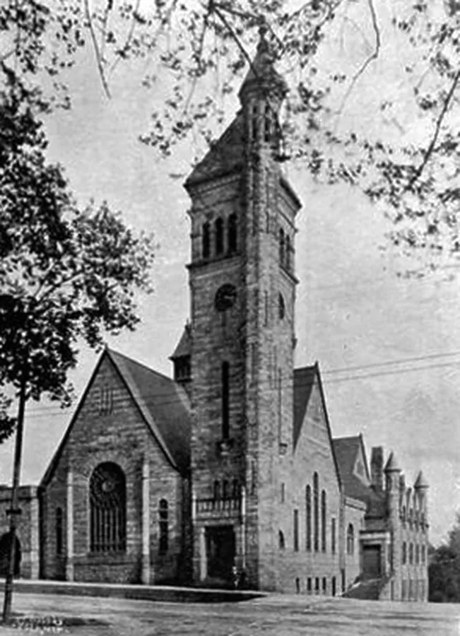 Vintage view from the northwest