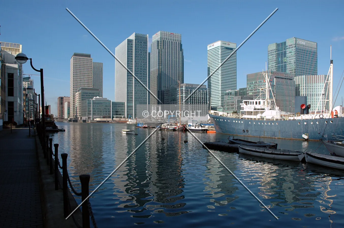 The cluster is reflected in South Quay