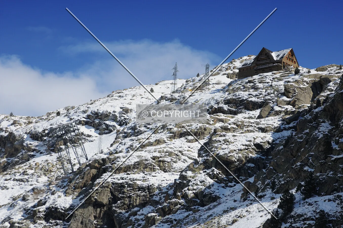 Snowy mountain