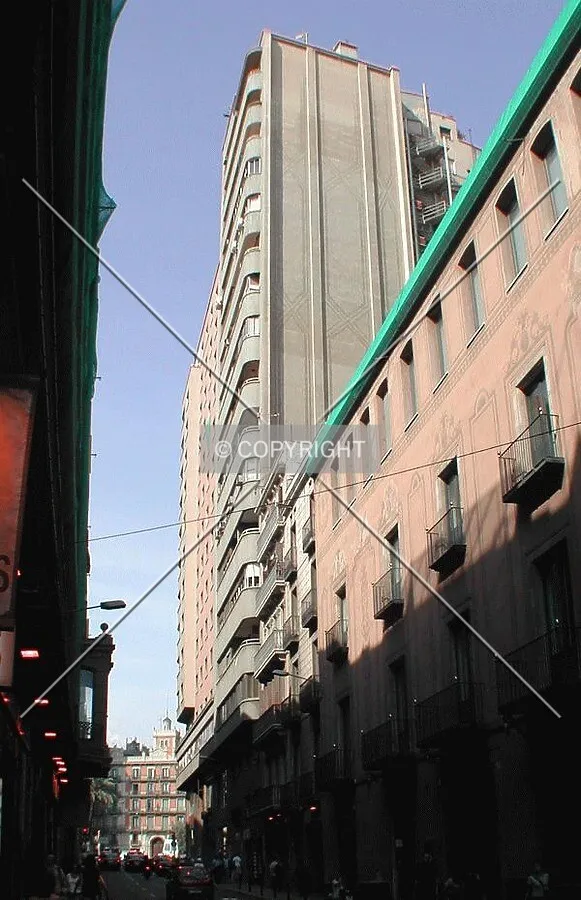View of the building from Carrer de Junqueres