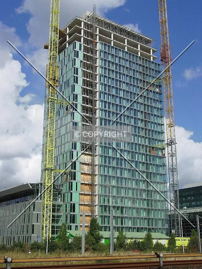 View from Amsterdam Zuid WTC station