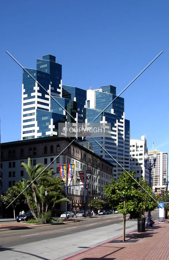 Looking east along Broadway