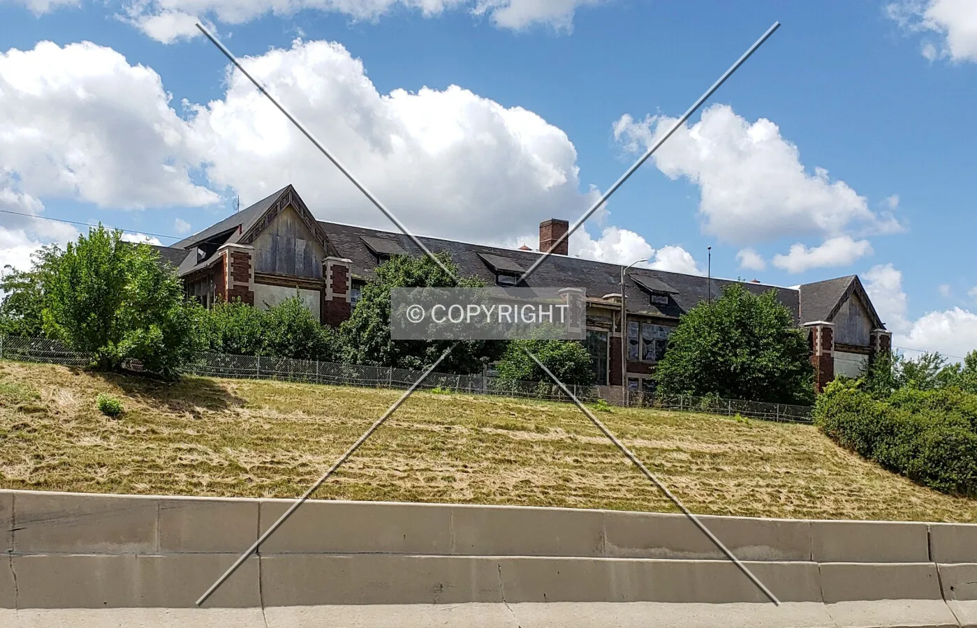 Southeast view; August 10, 2019