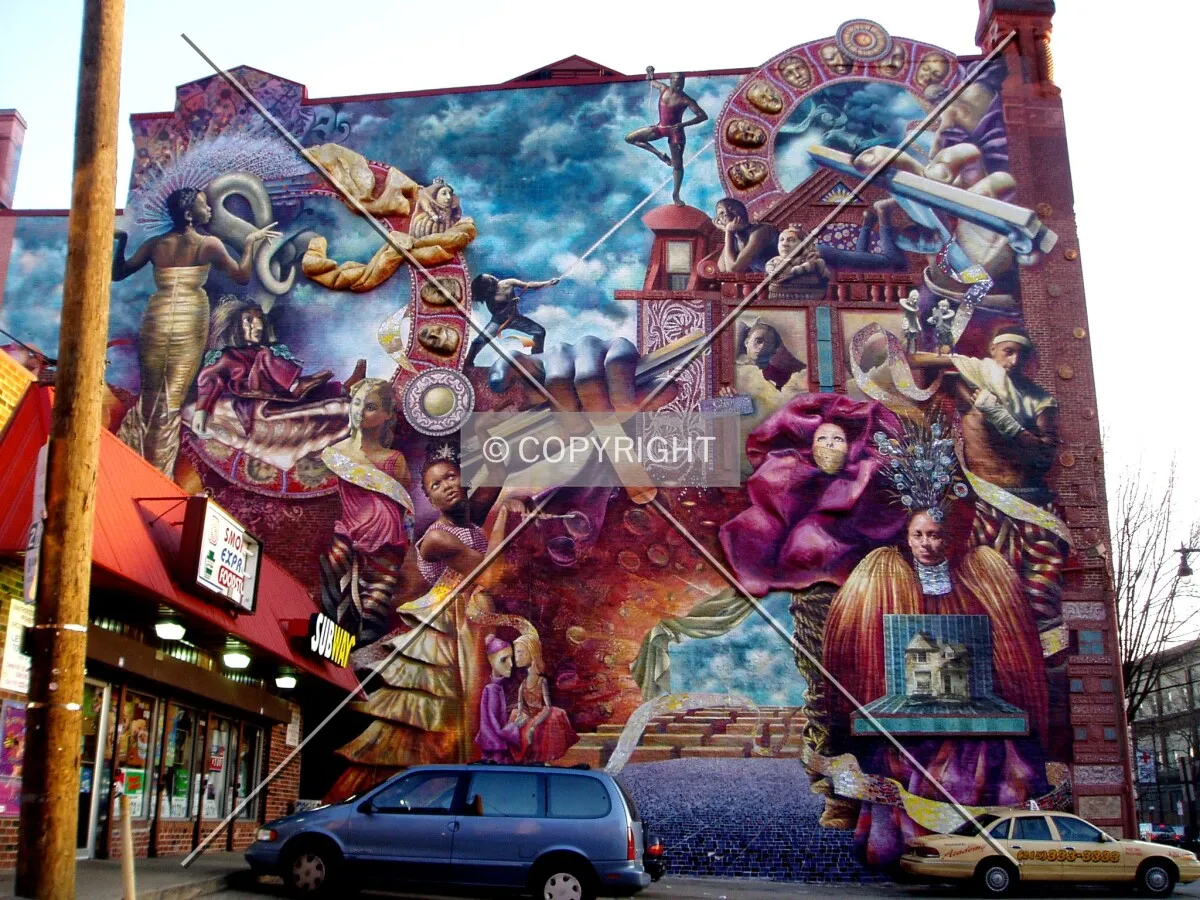 Mural on South Broad near Pine Street