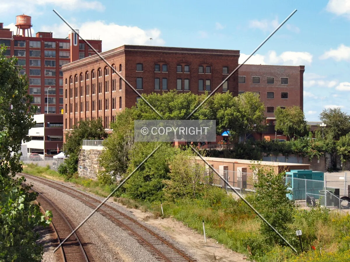 View to the southwest from Washington Avenue North