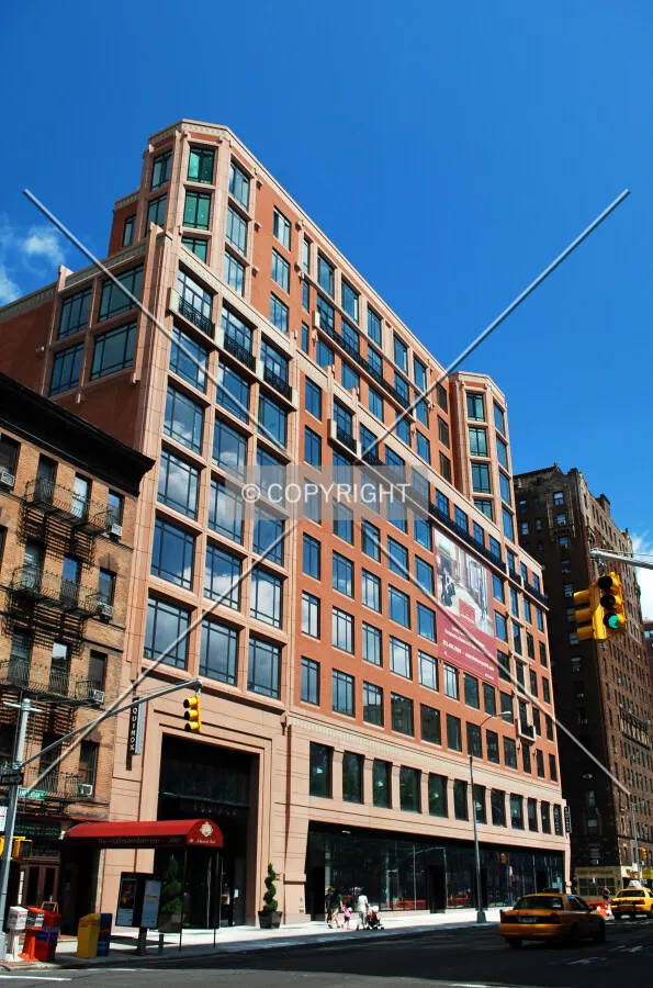 Viewed from the south from Amsterdam Avenue