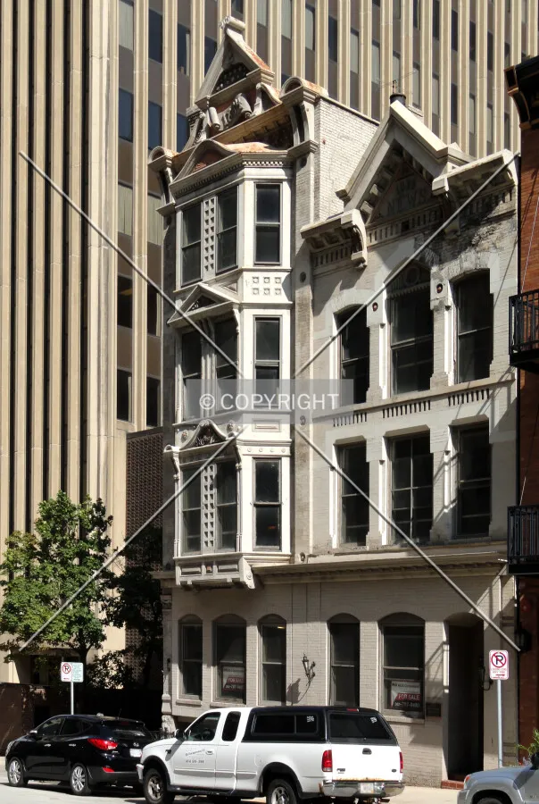 From across East Mason Street to the southeast