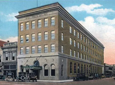 Vintage view from the southwest