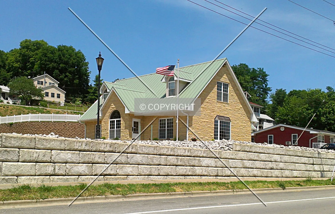 View from the southwest