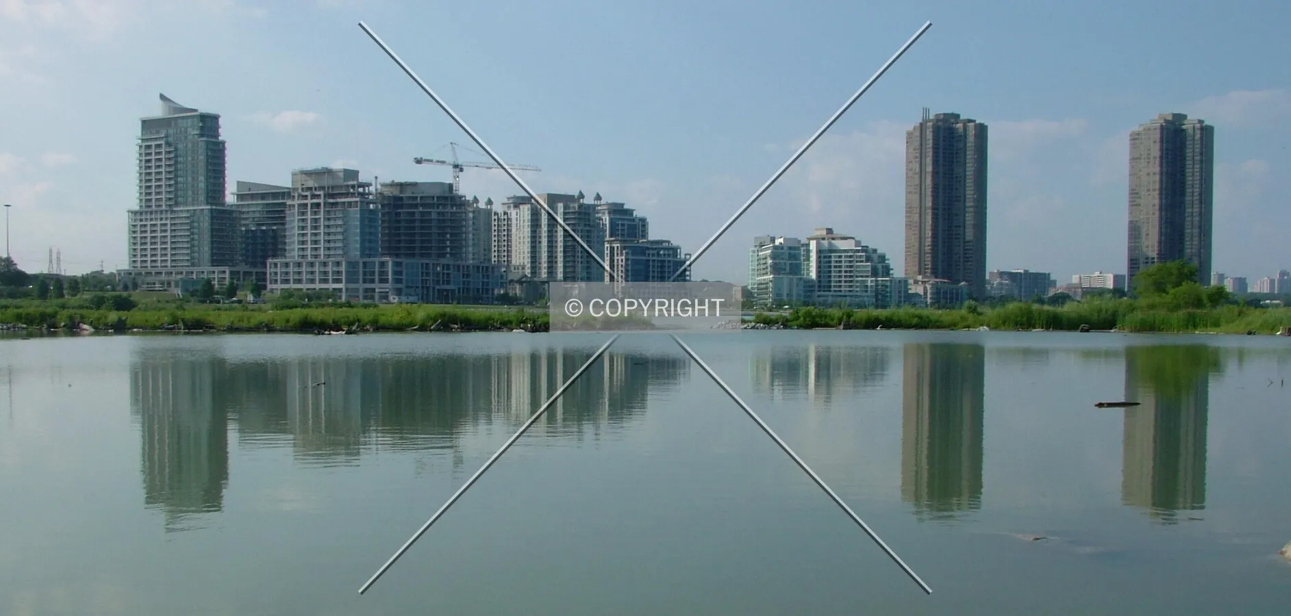 Condominium developments by Humber Bay Shores