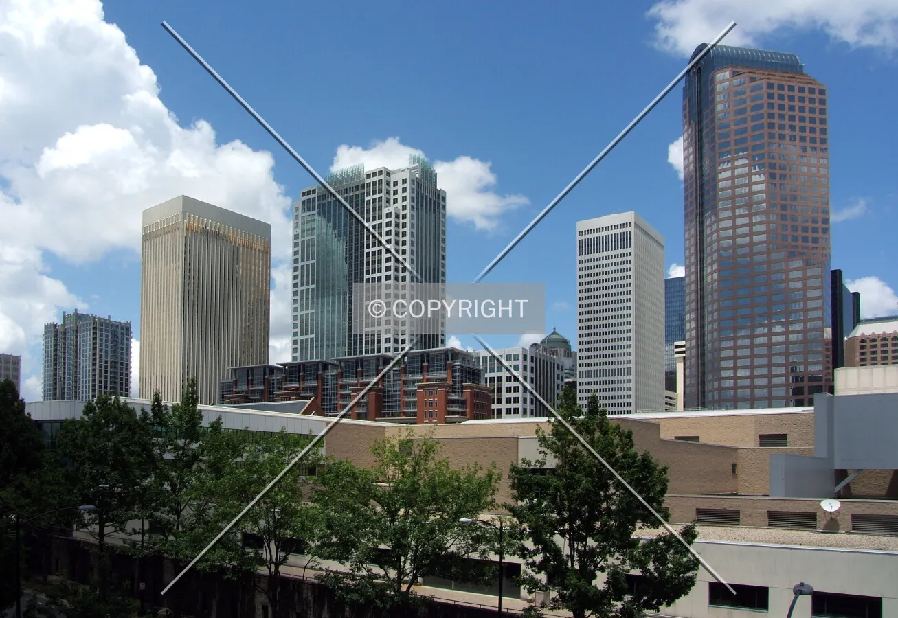 Downtown Charlotte from the southwest