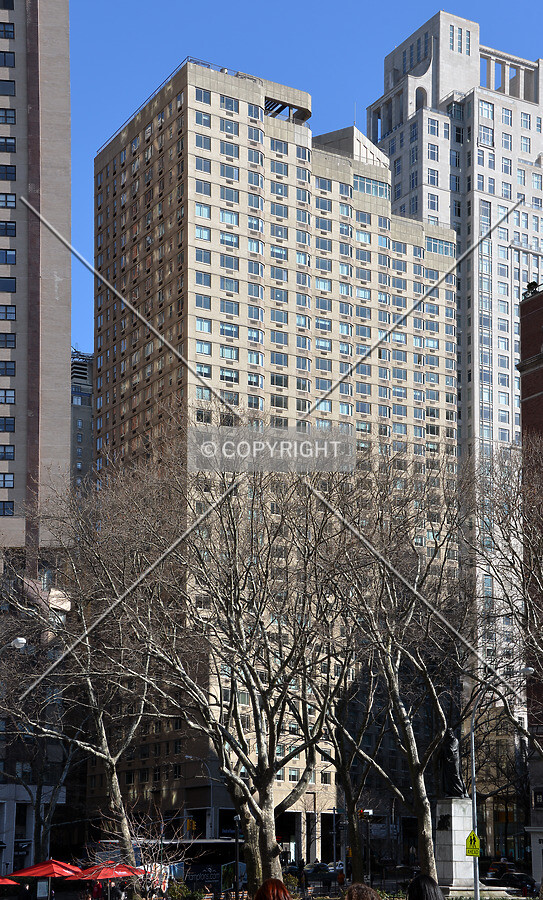 View from the northwest at Broadway and 63rd Street