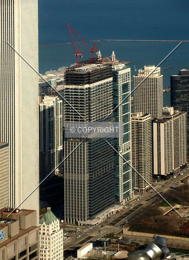 Looking northeast from the Sears Tower Skydeck