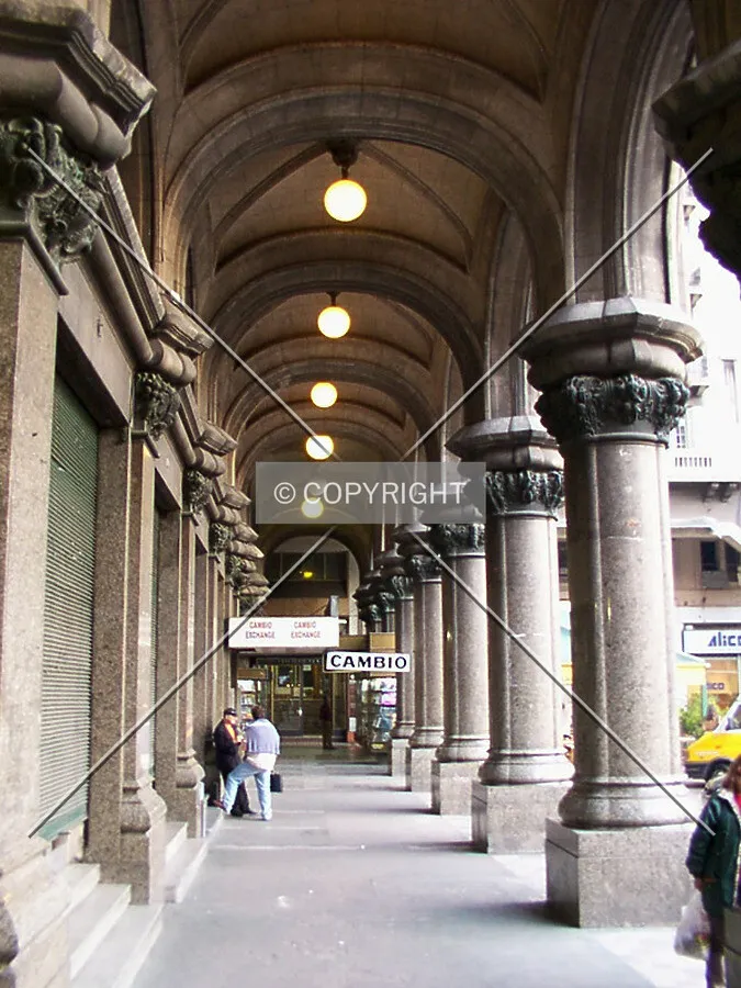 Arcade viewed from the north